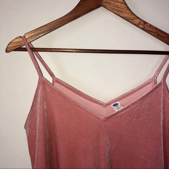 Pretty in Pink Velvet Tank - Picture 2 of 4